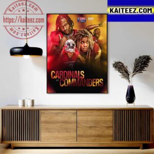 Arizona Cardinals Vs Washington Commanders NFL Kickoff 2023 Art Decor Poster Canvas