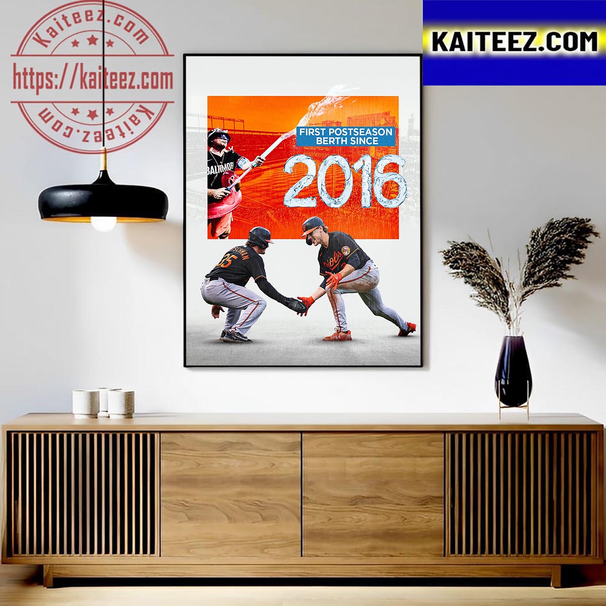 Baltimore Orioles First Postseason Berth Since 2016 Take October Orioles Art Decor Poster Canvas