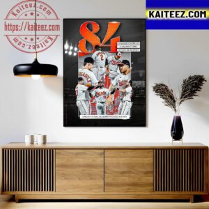 Baltimore Orioles Have The Longest Streak In American League History Art Decor Poster Canvas