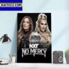 Bron Breakker Vs Baron Corbin At NXT No Mercy Art Decor Poster Canvas