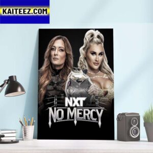 Becky Lynch vs Tiffany Stratton In An Extreme Rules Match At NXT No Mercy Art Decor Poster Canvas