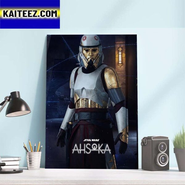 Captain Enoch In Ahsoka Of Star Wars Art Decor Poster Canvas