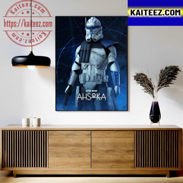 Captain Rex In Star Wars Ahsoka Art Decor Poster Canvas