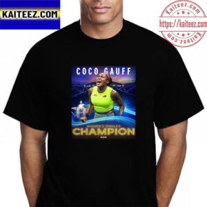 Coco Gauff Is The Womens Singles Champion At US Open 2023 Vintage T-Shirt