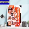 Congrats Baltimore Orioles Are 2023 AL East Division Champions Art Decor Poster Canvas