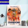 Congrats Houston Dynamo Champions Lamar Hunt US Open Cup 2023 Art Decor Poster Canvas