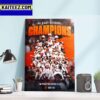 Congrats Houston Dynamo Champions Lamar Hunt US Open Cup 2023 Art Decor Poster Canvas
