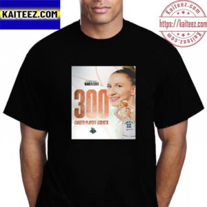 Congratulations To Courtney Vandersloot Of The New York Liberty 300 Career Playoff Assists Vintage T-Shirt