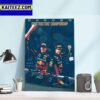 Congratulations To Oscar Piastri Becomes The Sixth Driver From Australian To Score A Podium Art Decor Poster Canvas