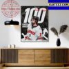 Congratulations to Ricky Frosch 100 Career Games With NC State Icepack Art Decor Poster Canvas