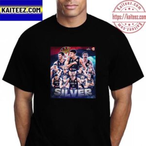 Congratulations to Serbia Are The Silver 2023 FIBA Basketball World Cup Vintage T-Shirt