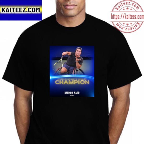 Dahnon Ward Is The Wheelchair Boys Singles Champion At US Open 2023 Vintage T-Shirt