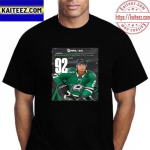 Dallas Stars Jason Robertson In EA Sports NHL 24 Rating Vintage T-Shirt