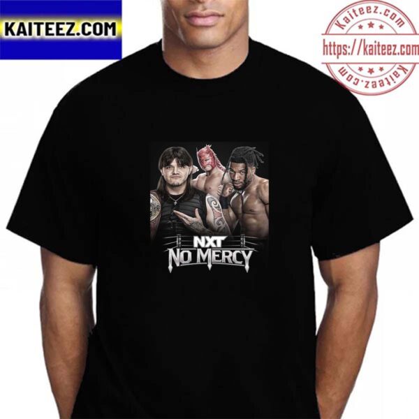Dominik Mysterio Vs Trick Williams For NA Title Match With Special Guest Referee Dragon Lee At NXT No Mercy Vintage T-Shirt