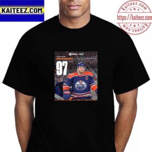 Edmonton Oilers Connor McDavid Rating At EA Sports NHL 24 Vintage T-Shirt