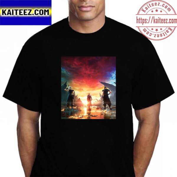 Final Fantasy VII Rebirth Official Poster Vintage T-Shirt