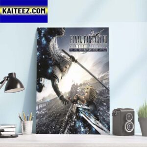 Final Fantasy VII Remake Trilogy Will Connect To Advent Children CGI Film Art Decor Poster Canvas
