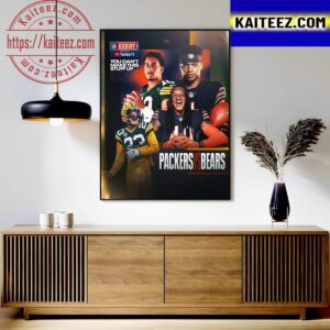Green Bay Packers vs Chicago Bears At NFL Kickoff 2023 You Cant Make This Stuff Up Art Decor Poster Canvas