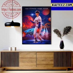 Houston Astros Kyle Tucker 100 Career Home Runs In MLB Art Decor Poster Canvas