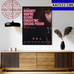Humanist Vampire Seeking Consenting Suicidal Person Official Poster Art Decor Poster Canvas