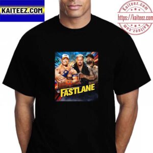 John Cena Battle Against Thebloodline Jimmy Uso And Solo Sikoa At WWE Fastlane Vintage T-Shirt