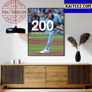 Kevin Gausman Is The First AL Pitcher To Reach 200 Strikeouts This Season Art Decor Poster Canvas