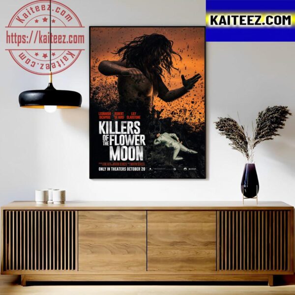 Killers Of The Flower Moon Movie Fan Art Concept Poster Art Decor Poster Canvas