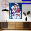 Los Angeles Dodgers Mookie Betts 250 Home Runs In MLB Art Decor Poster Canvas