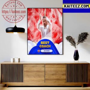 Luca Banchi Is The Best Coach Of FIBA World Cup 2023 Art Decor Poster Canvas