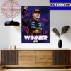 Max Verstappen 10 Consecutive Race Wins A New F1 Record At Monza Italian GP Art Decor Poster Canvas