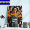 McLaren F1 Oscar Piastri Is The First Rookie On The F1 Podium Since 2017 Art Decor Poster Canvas