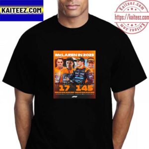 McLaren In 2023 First Points And Last Points For 8 Races In F1 Vintage T-Shirt