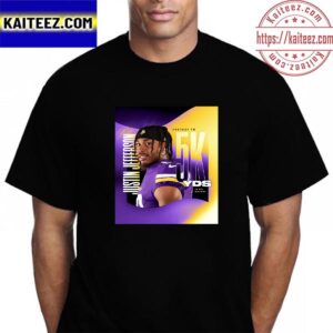 Minnesota Vikings Justin Jefferson Fastest to 5K YDS In NFL History Vintage T-Shirt