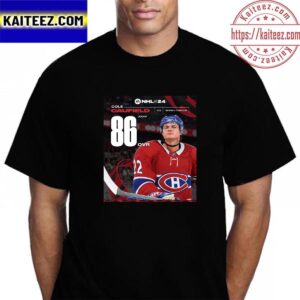 Montreal Canadiens Cole Caufield In EA Sports NHL 24 Rating Vintage T-Shirt