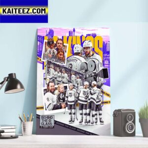 NHL Los Angeles Kings Training Camp Behind The Glass In The Series Art Decor Poster Canvas