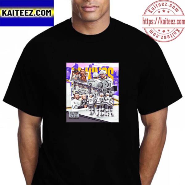 NHL Los Angeles Kings Training Camp Behind The Glass In The Series Vintage T-Shirt