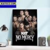 NXT Tag Team Titles Fatal 4-Way Match At NXT No Mercy Art Decor Poster Canvas