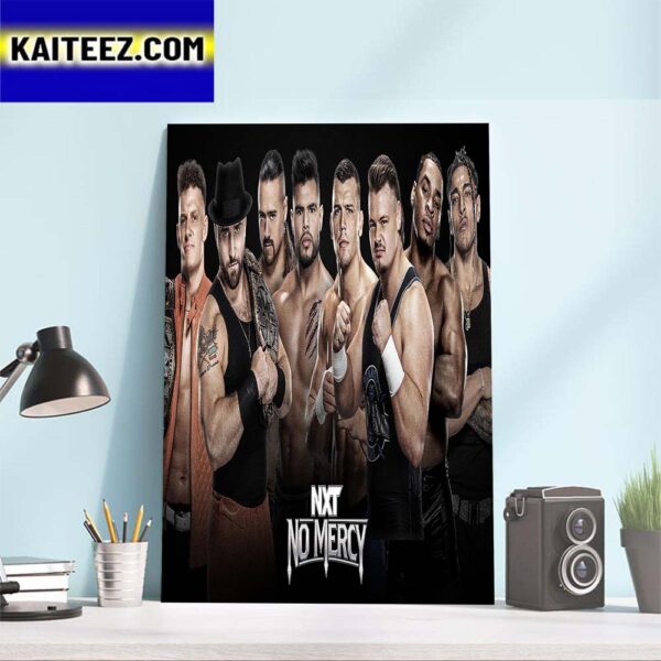 NXT Tag Team Titles Fatal 4-Way Match At NXT No Mercy Art Decor Poster Canvas
