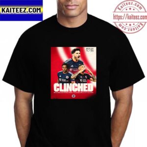 New England Revolution Clinch A Spot In The Audi 2023 MLS Cup Playoffs Vintage T-Shirt