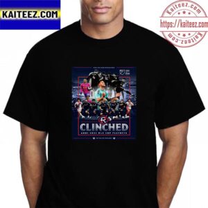 New England Revolution Clinched Audi 2023 MLS Cup Playoffs Vintage T-Shirt