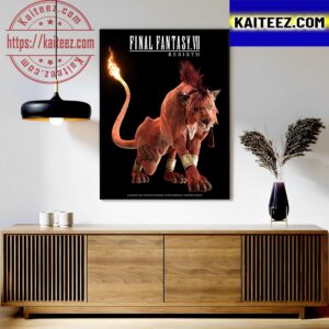 New Poster For Red XIII In Final Fantasy VII Rebirth Art Decor Poster Canvas