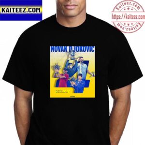 Novak Djokovic 4-Time US Open Champion Vintage T-Shirt