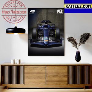 Official Formula 2 To Run A New Car From 2024 Art Decor Poster Canvas