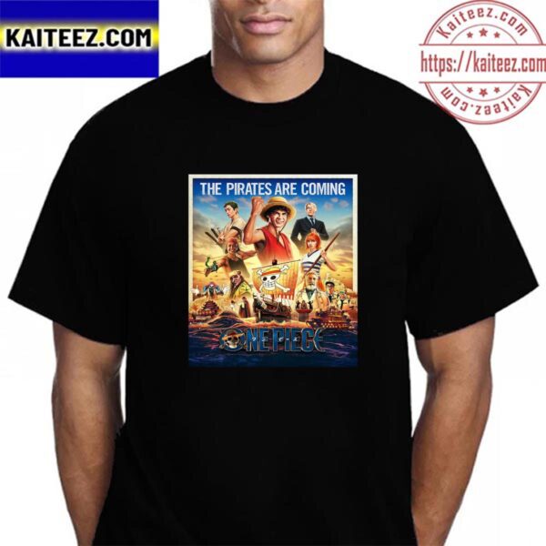 Official New One Piece 2023 Poster The Pirates Are Coming Vintage T-Shirt