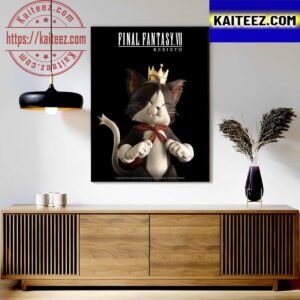 Official Poster For Cait Sith In Final Fantasy VII Rebirth Art Decor Poster Canvas