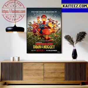 Official Poster For Chicken Run Dawn Of The Nugget Art Decor Poster Canvas