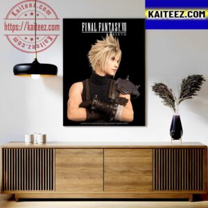 Official Poster For Cloud Strife In Final Fantasy VII Rebirth Art Decor Poster Canvas