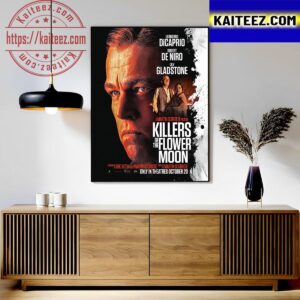 Official Poster For Killers Of The Flower Moon Of Martin Scorsese Art Decor Poster Canvas