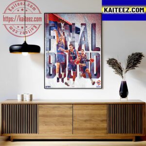 Official Poster For Serbia at FIBA World Cup Final 2023 Art Decor Poster Canvas