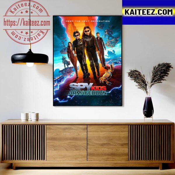Official Poster For Spy Kids Armageddon Art Decor Poster Canvas